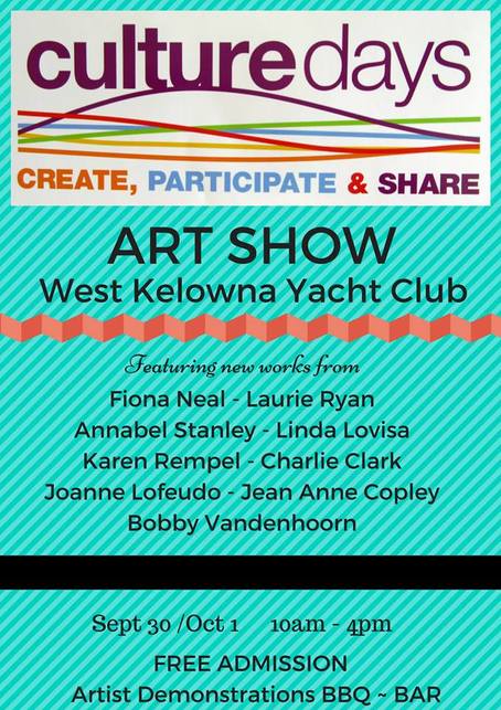 West Kelowna Yacht Club Culture days